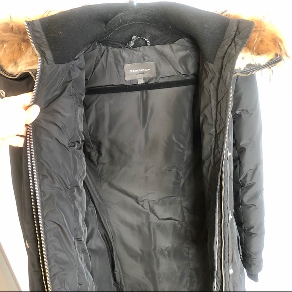 Mackage Down Parka with Fur Hood - Picture 6 of 10